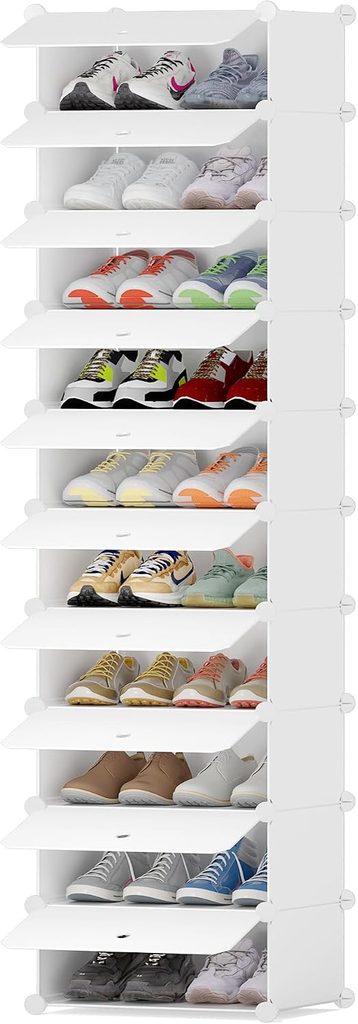 Zapatero vertical estrecho